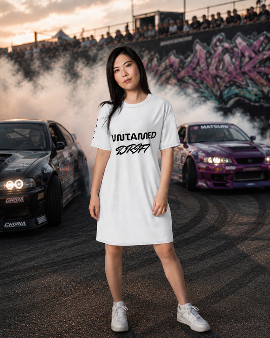 UNTAMED DRIFT white T-shirt dress