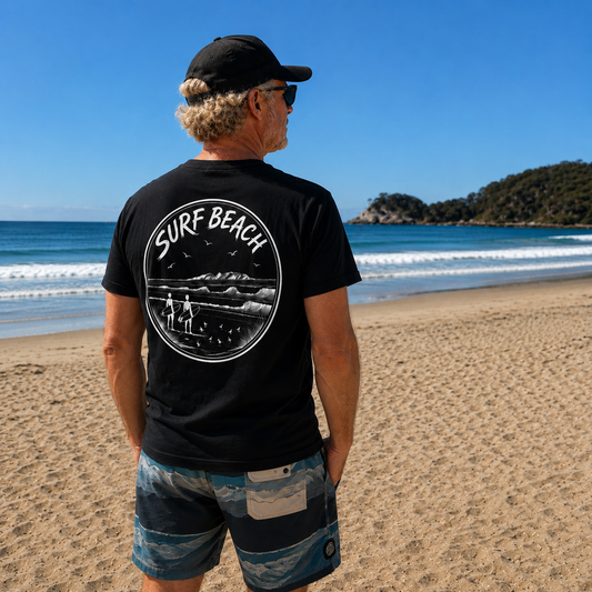 Surf Beach Surfers Unisex t-shirt