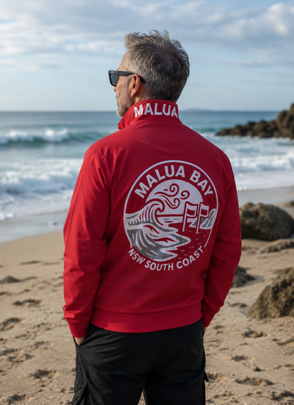 Malua Bay Recycled Unisex track jacket