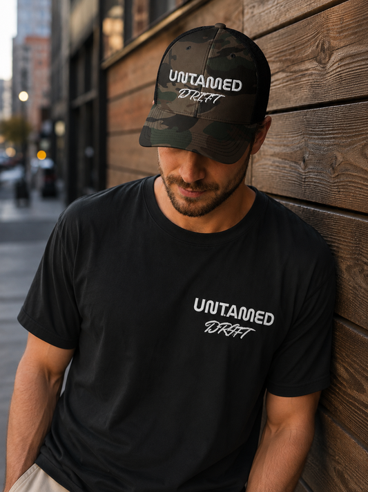 UNTAMED DRIFT Camouflage trucker hat