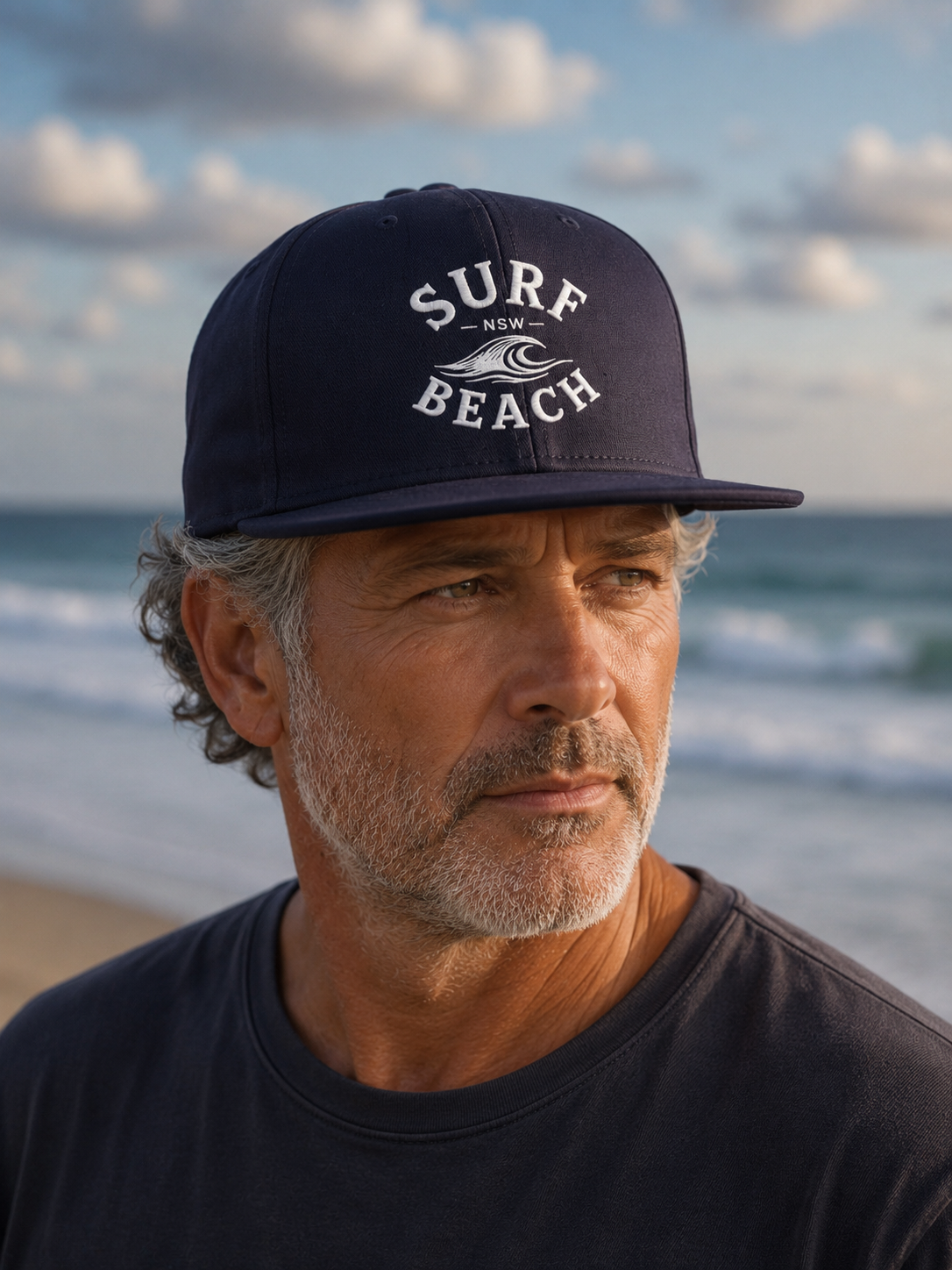 Surf Beach Snapback Hat