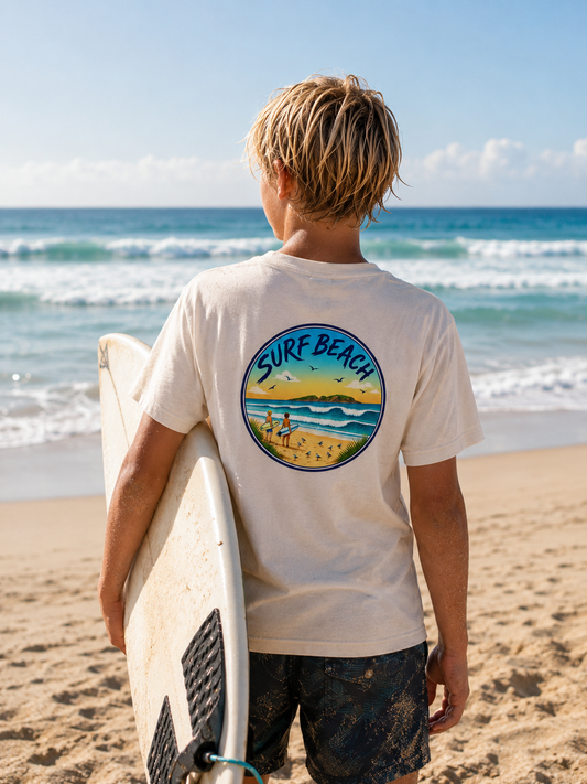 Surf Beach Youth Short Sleeve T-Shirt